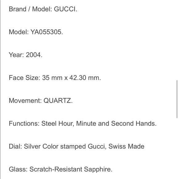 AUTHENTIC Men’s Gucci Watch - Picture 6 of 7